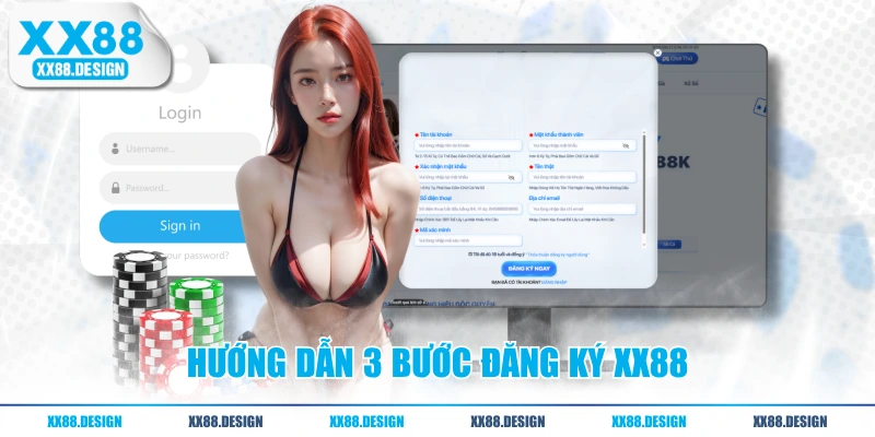 Hướng dẫn 3 bước đăng ký XX88