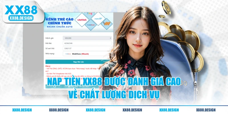 Hướng Dẫn Nạp Tiền XX88 Đơn Giản Nhận Thưởng 18.888K 2 Nạp tiền XX88 được đánh giá cao về chất lượng dịch vụ